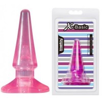 Анальная пробка розовая X-Basic Cutey Anal Plug