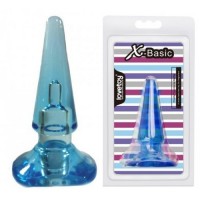 Анальная пробка голубая X-Basic Cutey Anal Plug