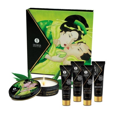Эротический набор Shunga Geisha's Secret Organica Exotic Green Tea зеленый чай Эротический набор Shunga Geisha's Secret Organica Exotic Green Tea зеленый чай