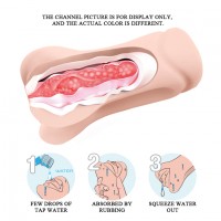 Мастурбатор-вагина с эффектом выделения смазки Мастурбатор-вагина с эффектом выделения смазки