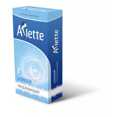 Презервативы "Arlette" №12, Longer Продлевающие Презервативы "Arlette" №12, Longer Продлевающие
