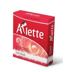 Презервативы ''Arlette'' №3, Strong Прочные 3 шт. (СРОК ДО 12.22)