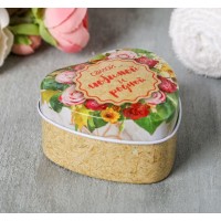 Мыльные лепестки в шкатулке-сердце "Самой любимой и родной"