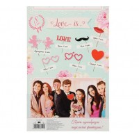 Набор фотобутафории "Love is"