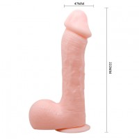 Фаллоимитатор с мошонкой на присоске Strong And Brave Man Фаллоимитатор с мошонкой на присоске Strong And Brave Man