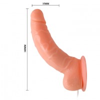 Вибратор на присоске изогнутый