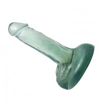 Фаллоимитатор с мошонкой на присоске Фаллоимитатор с мошонкой на присоске