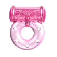 Эрекционное вибро-кольцо с презервативом Vibrator & Condom