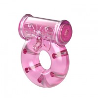 Эрекционное вибро-кольцо с презервативом Vibrator & Condom