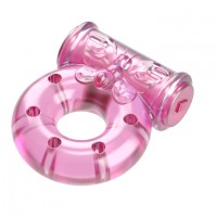 Эрекционное вибро-кольцо с презервативом Vibrator & Condom
