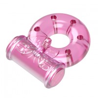 Эрекционное вибро-кольцо с презервативом Vibrator & Condom