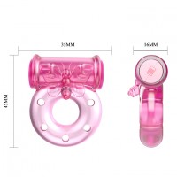 Эрекционное вибро-кольцо с презервативом Vibrator & Condom