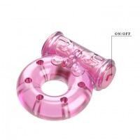 Эрекционное вибро-кольцо с презервативом Vibrator & Condom