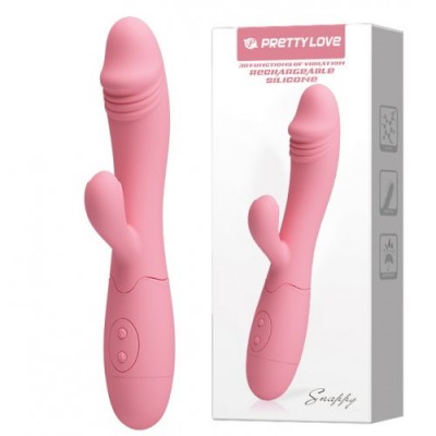 Перезаряжаемый вибратор Pretty Love Snappy светло-розовый Перезаряжаемый вибратор Pretty Love Snappy светло-розовый