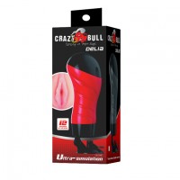 Мастурбатор попка с вибрацией и присоской Crazy Bull Delia