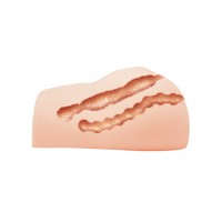 Реалистичный мастурбатор Crazy Bull попка и вагина с двойным виброяйцом