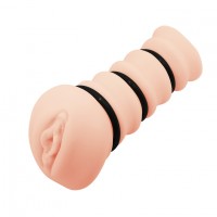 Мастурбатор вагина с утягивающими кольцами Crazy Bull Rossi Flesh 3D