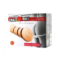 Мастурбатор вагина с утягивающими кольцами Crazy Bull Rossi Flesh 3D