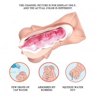 Компактный вибромастурбатор с эффектом выделения смазки