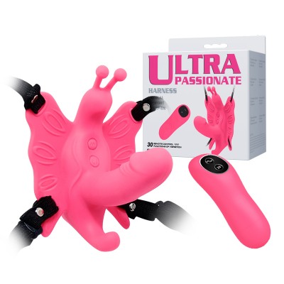Беспроводной вибро-стимулятор бабочка Ultra Passionate