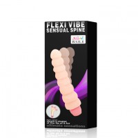 Рельефный вибратор с хребтом Flexi Vibe 19 см
