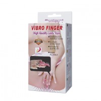 Вибро-насадка на палец розовая Vibro Finger