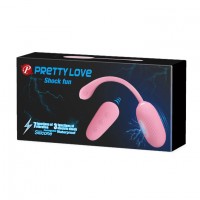 Виброяйцо Pretty Love Shock fun с электростимуляцией и дистанционным управлением
