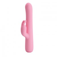 Вибратор с ротацией и клиторальным стимулятором Pretty Love Julian Вибратор с ротацией и клиторальным стимулятором Pretty Love Julian