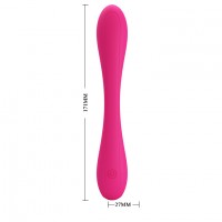 Перезаряжаемый гнущийся вибратор Pretty Love Yedda