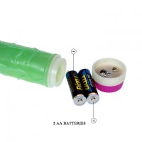 Зелёный вибратор-реалистик