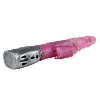 Вибратор с ротацией и клиторальной стимуляцией pink Вибратор с ротацией и клиторальной стимуляцией pink