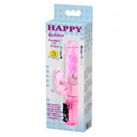 Вибратор с волновой ротацией Happy Rabbit