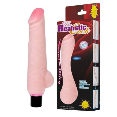 Реалистичный вибратор с мошонкой Realistic Cock