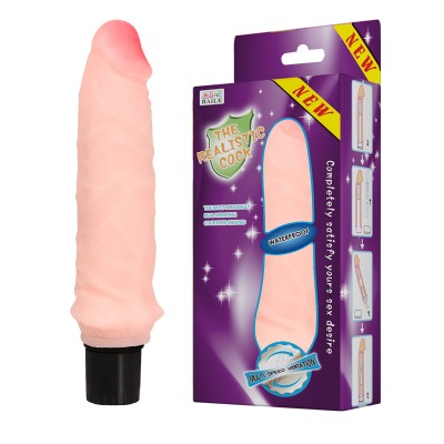 Телесный вибратор Realistic Cock