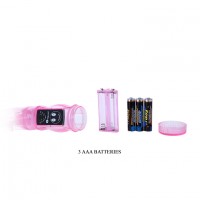 Вибратор гнущийся с тройной стимуляцией розовый Вибратор гнущийся с тройной стимуляцией розовый