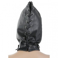 Бондажный шлем с замком Бондажный шлем с замком