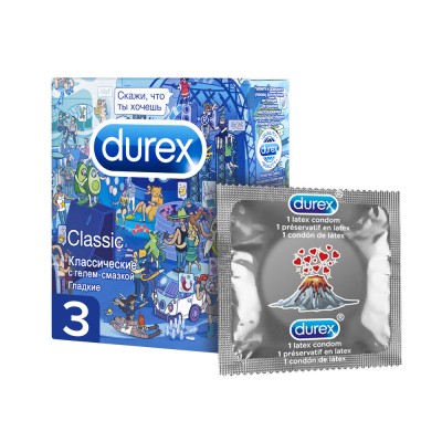 Презервативы Durex №3 Classic Emoji Doodle