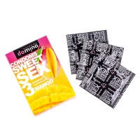 Оральные презервативы Domino Sweet Sex Манго 3 шт