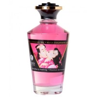 Разогревающее массажное масло Shunga Raspberry Feeling c ароматом малины 100 мл