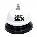 Звонок настольный Ring For Sex белый Звонок настольный Ring For Sex белый