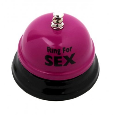 Звонок настольный "Ring for a sex" фуксия