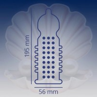Презервативы Contex №18 Extra Sensation (с крупными точками и ребрами)