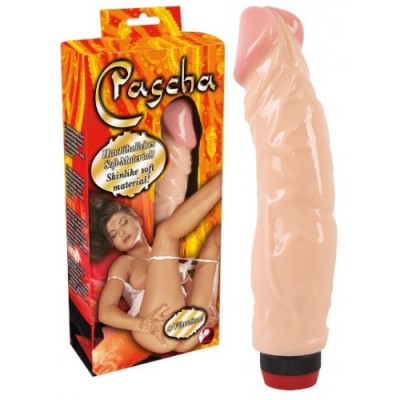 Реалистичный рельефный вибратор Pascha 23 см