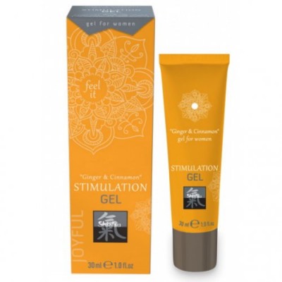 Возбуждающий гель для двоих Shiatsu с имбирем и корицей 30 мл Возбуждающий гель для двоих Shiatsu с имбирем и корицей 30 мл