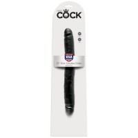 Двухсторонний фаллоимитатор King Cock 12" Slim Double Dildo Black Двухсторонний фаллоимитатор King Cock 12" Slim Double Dildo Black