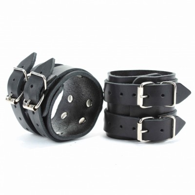 Наручники широкие с двумя ремешками Наручники широкие с двумя ремешками