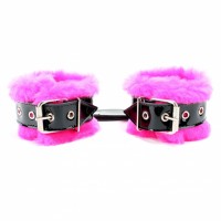 Наручники BDSM Light с розовым мехом