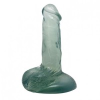 Фаллоимитатор с мошонкой на присоске Фаллоимитатор с мошонкой на присоске