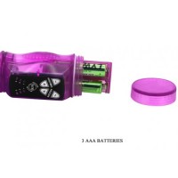 Вибратор с ротацией и гнущимся анальным отростком