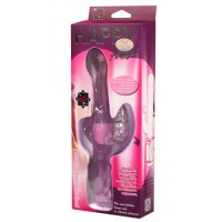 Вибратор с ротацией и гнущимся анальным отростком